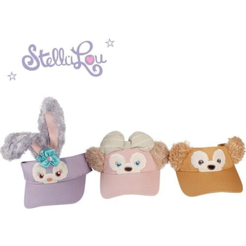 Disney Duffy and Friends Lovely Stella Lou ShellieMay and Duffy Plush Peaked Cap Kawaii Topee Gifts for Children Gilrs
