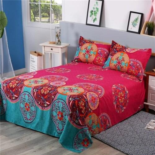 Bohemian bed sheet With Pillow Case 3pcs bedspread Elephant bed cover tapestry bedding home decor wholesale free shipping