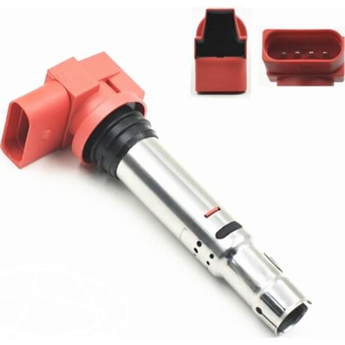 High quality ignition coil for polo 1.4 red head OE 0369055c