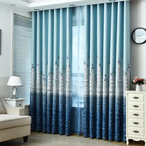 Contemporary European Finished Curtains for living dining style study room bedroom curtain cloth product customization wp230&20