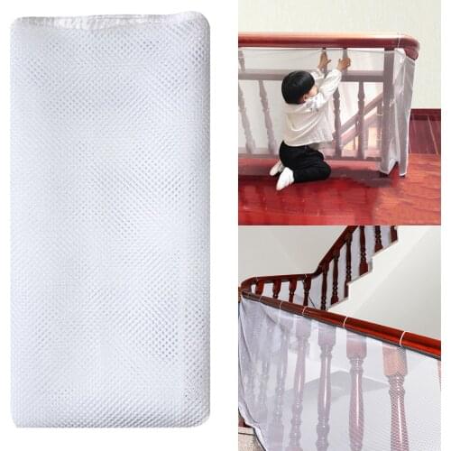 3M Kids Stairs Safety Net Thick Hard Mesh Netting Protection Rail Balcony Stair Fence Baby Fence Stair Net Decoration