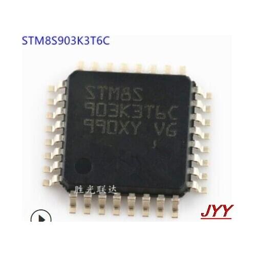 100pcs New original STM8S903K3T6C LQFP32 controller microcontroller STM8S903K3T6