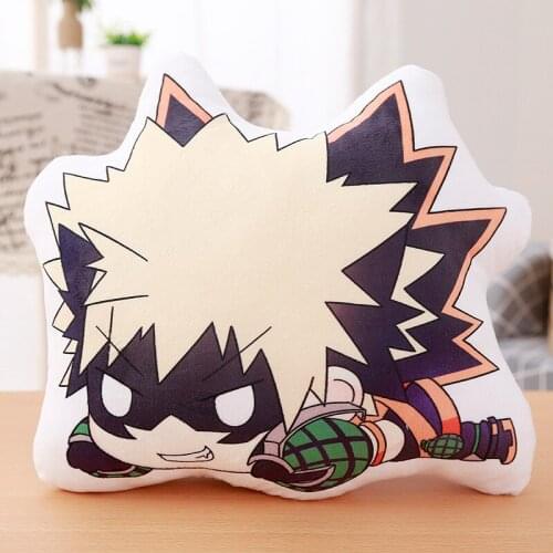 15/35cm Lovely Anime Plush Toy Bakugou Katsuki Todoroki Shoto Midoriya Izuku Bolster Boku My Hero Academic Pillow Birthday Gift