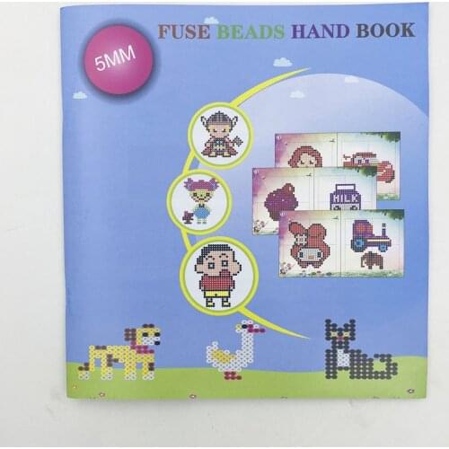 5mm Perler Study manual Fuse Bead drawing pattern Atlas Hama beads book Iron 3D Puzzle DIY Kids Creative Handmade Craft Toy Gift