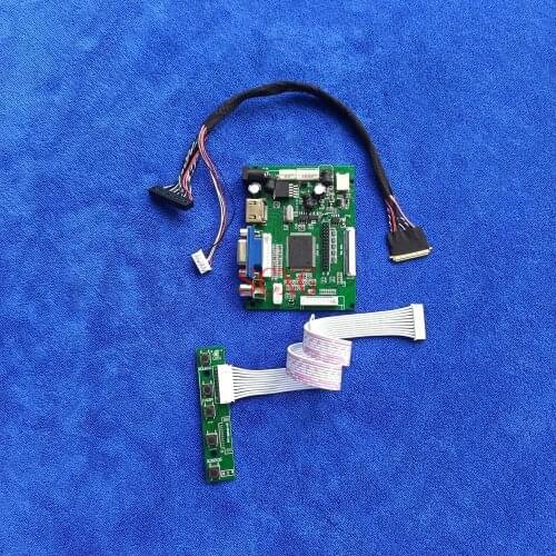 60Hz WLED VGA AV HDMI-compatible LVDS 40 Pin panel 1280*720 DIY Kit LCD monitor controller drive board Fit B101EW01/B101EW02