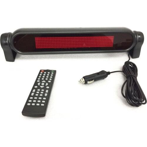 Car Special Red Vehicle-mounted LED Rolling Display Screen Window Sign