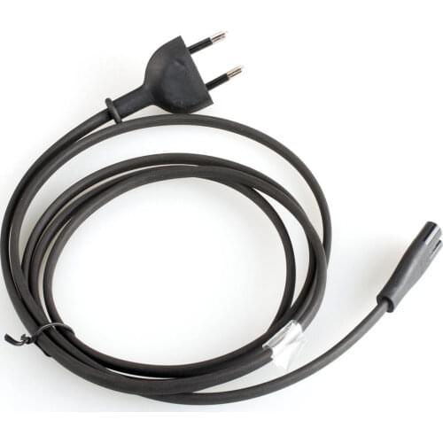 Used EU European 2 pin AC power cable for apple TV power cord power supply cable for PS4,PS3 printers,mac mini etc