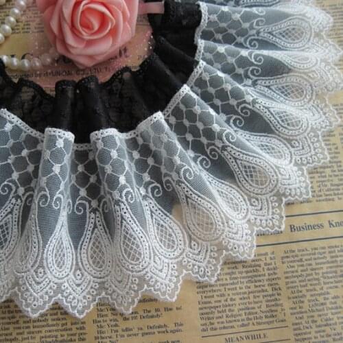 Free shipping Diminishing Gauze Lace Accessories Mesh Embroidery Dress Sofa Diy Lace Width 10 cm