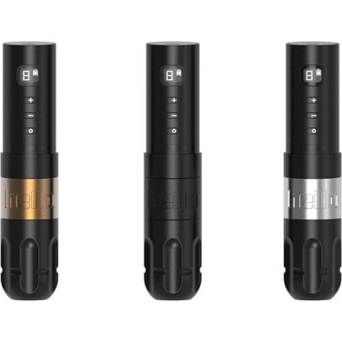 2020 Newest Wireless Rotary Tattoo Machine Pen Swiss Motor Strong Quiet For Tattoo Liner Shader Replace Battery 1800mA/h