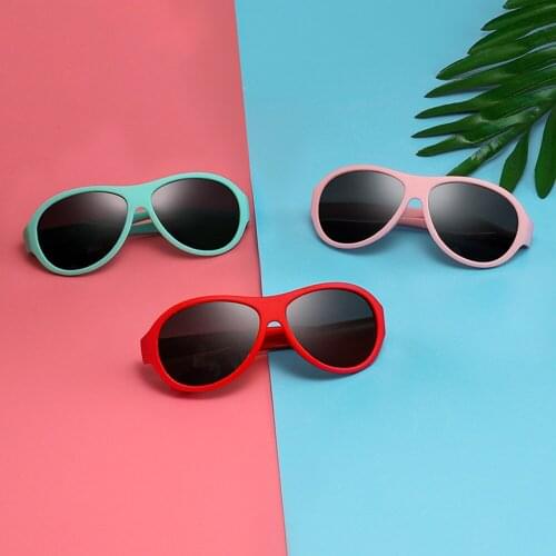Cute Children Polarized Sunglasses Silicone Safety Kids Sun Glasses Girls Boys Baby Glasses Uv400 Eyewear Gafas De Sol