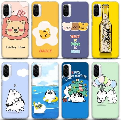 Cute little tiger Phone Case For Xiaomi Mi 11 10T 10T Pro 10 S lite Ultra 9T 9 8 Note 10 Pro Poco F3 F2pro X2 Silicone Cover