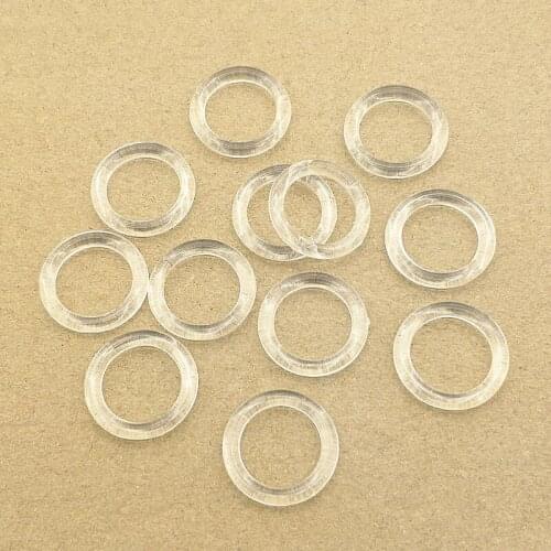 New Arrival! 22/24mm Clear Acrylic Rings Beads for Hand Made Necklace Bracelet Earrings DIY parts,Jewelry Findings & Component