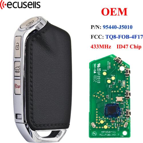 OEM 4 Buttons Smart Remote Key Key FOB for KIA Stinger 2019 2020 2021 PN: 95440-J5010 FCC ID: TQ8-FOB-4F17