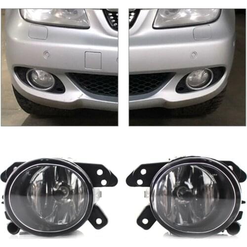 Car Front Fog Lights Lamp DRL w/ Bulb For Mercedes Benz W219 W251 C250 C300 C350 CL550 CL600 GLK350 GL ML 350 450 550 etc