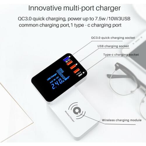 Phineli Desktop Wireless Chargers For Mobile Phones