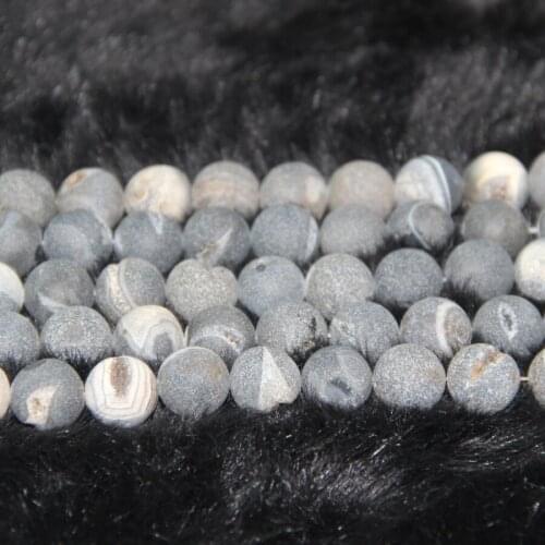 Full 2Strands Metallic Black Titanium Necklace Beads Pendant,Quartz Crystal Round Druzy Charms Gems Stones Beads 15.5inch