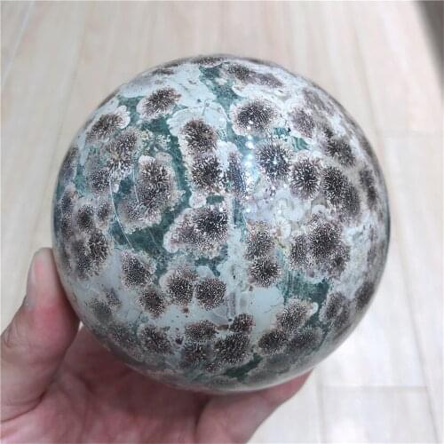 Natural Crystals Quartz Cherry Agate Sphere Ball Energy Reiki Stones Room Home Office Aquarium Decoration Accessories Gemstone