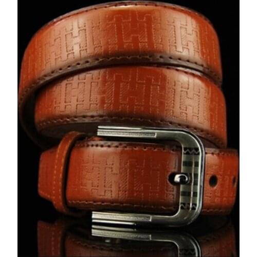 Mens Designer Luxury Brand Retro Leather Belt Men High Quality Pin Buckle Vintage Belts Male Strap For Jeans Belt For Man Gift