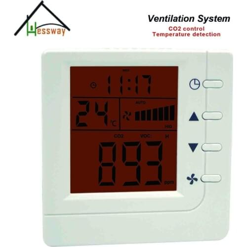 RS485 control Ventilation System co2 regulator for Room, pet room