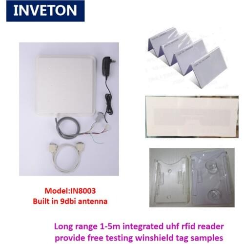 915MHz UHF Reader for 1~5meters card reading reader built in 8dbi antenna for Access Controller System and Car Parking system