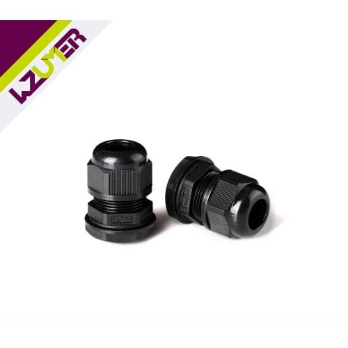 10pcs IP68 white PG7 PG9 PG11 PG13.5 PG16 PG21 for 3-6.5mm-18mm Wire Cable UL Waterproof Nylon Plastic Cable Gland Connector