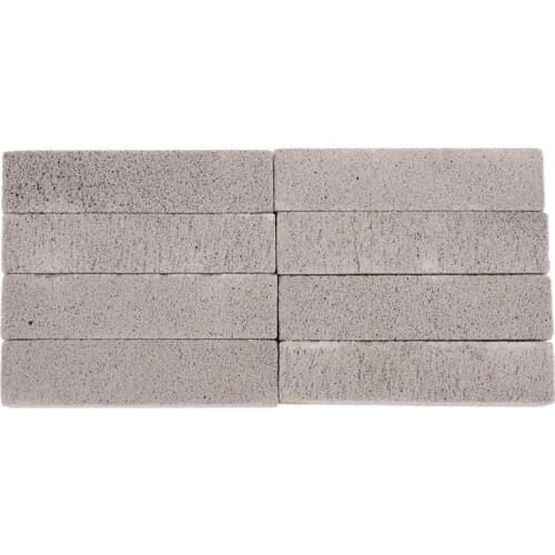 8 Pieces Pumice Stones for Cleaning Pumice Scouring Pad Grey Pumice Stick Cleaner for Removing Toilet Bowl Ring Bath Household K