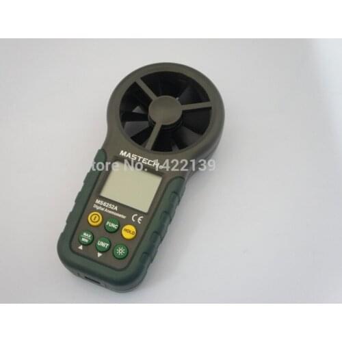 MS6252A Digital Anemometer Air Volume Measurement LCD Backlight