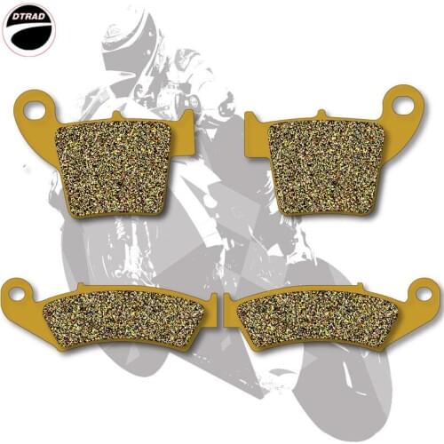 Motorcycle Brake Pads F+R For HONDA CR 125 R 02-07 250 R 02-07 CRF 250 R / X 04-13 450 R/X 02-13