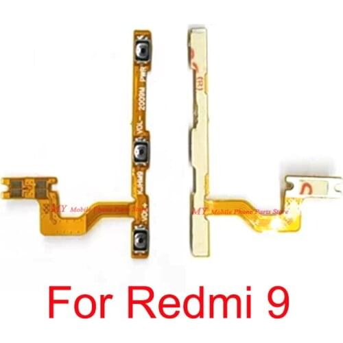 New Power And Volume Flex Cable For Xiaomi Mi Redmi 9 Redmi9 Volume Power ON OFF Switch Plug Flex Cable Repair Spare Part