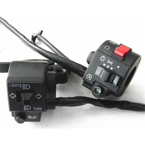 Motorcycle Horn Switch Electrical Parts Scooter Turn Signal Control Button Moto Handlebar Parts Universal for Suzuki GN125 GS125