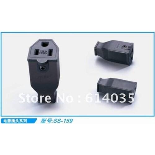 SS-159 Connector socket / industrial plug IEC 320 C14 US AC POWER plug AC socket SS-159 Removable