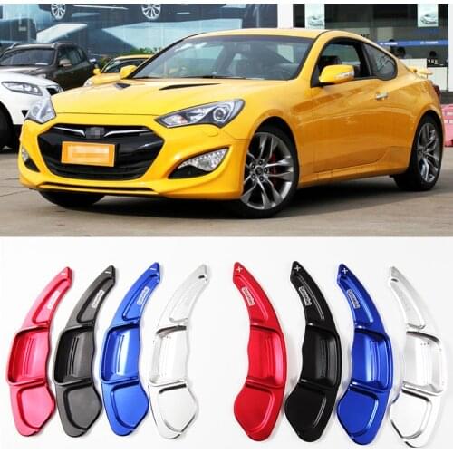 Steering Wheel Shift Paddle Shifter Extension For Hyundai Genesis Coupe 2015-2016 Car-styling