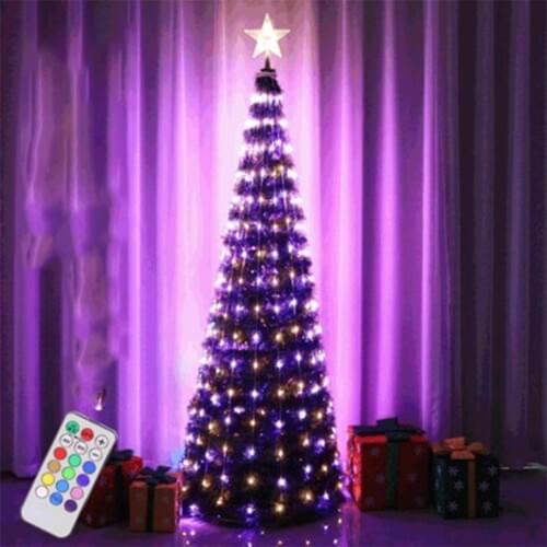 USB LED String Light Artificial Christmas Tree Lights Remote Control Copper Wire Fairy Lighting IP65 Outdoor Christmas Decor