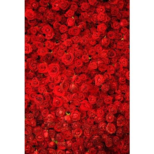 Lucky red rose backgrounds baby birthday vinyl newborn portrait photography backdrop for photo studio props fotografia lv-2541