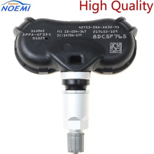 YAOPEI TPMS Tire Pressure Sensor 42753-SNA-A830 42753SNAA830 42753SNAA830M1 For Honda CRZ Insight Odyssey Element Civic