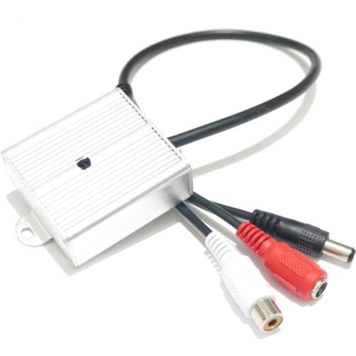 CS-07 Sound Monitor Audio Pickup Security Listening for CCTV Camera Audio Camera Microphone