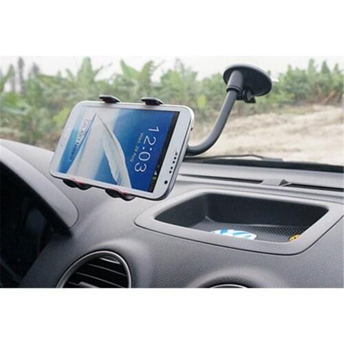 1pcs Car Phone GPS Windshield Mount Antiskid 360-degree Black