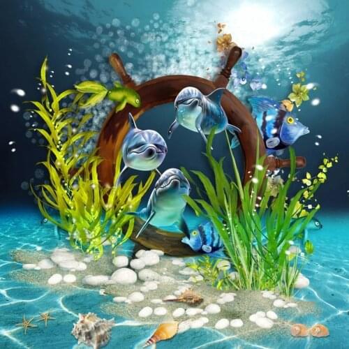 Evershine 5D DIY Diamond Embroidery Dolphin New Arrival Diamond Painting Ocean Animals Cross Stitch Full Square Round Drill Art