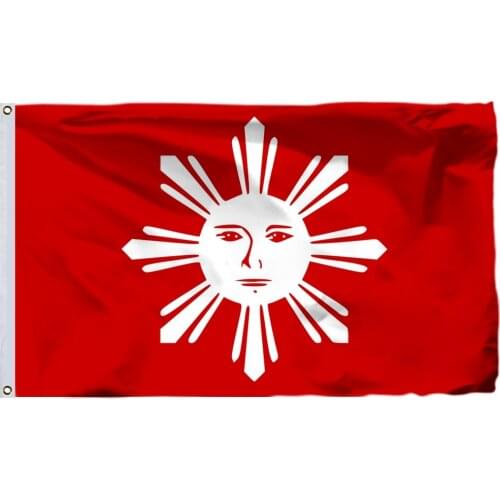 Philippines Tagalog People Flag 150X90cm (3x5FT) 120g 100D Polyester Double Stitched High Quality Banner Ensign Free Shipping