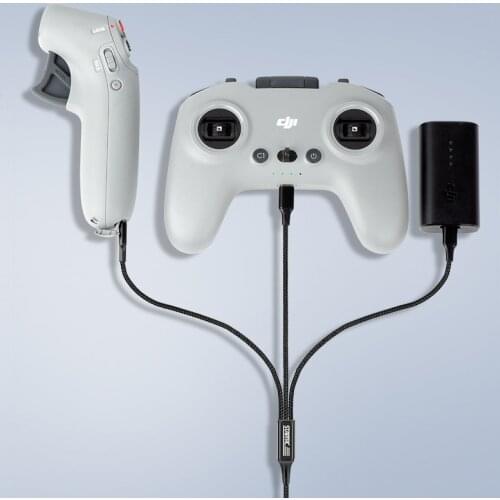 DJI FPV Controller Charging Cable USB Type-C Nylon 1.2m 3in1 fo DJI Motion Remote Control Goggles V2 Battery Charger Accessories