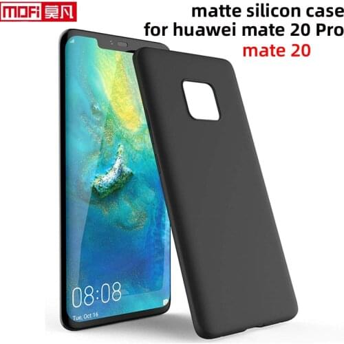 Matte case for huawei mate 20pro case cover Ultrathin silicon mofi original black back fundas protective Huawei Mate 20 Pro Case