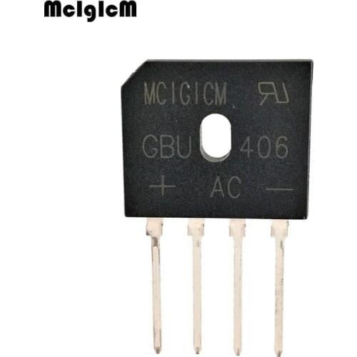 MCIGICM 5PCS 4A 600V GBU406