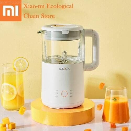 Xiaomi Solista Multifunction Mini Orange Juicer Electric Mixer Machine Auto Cleaning Food Processor Personal Juice Extractor