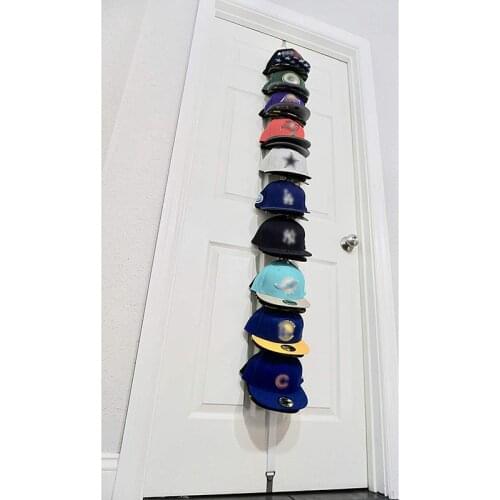 New Baseball Cap Rack Hat Holder Rack Home Organizer Storage Door Closet Hanger storage organizer Hat Hanger For Door
