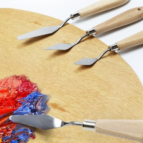 Palette Oil Mix Scrape Painter Paint Tool Artist Scraper Knife Texture Art Draw Spatula Drawer watercolor Student Pigment