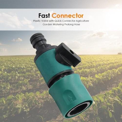Plastic Quick Connector Pipe Hose Water Tap Adapter Garden Irrigation Tools Watering Irrigation Pipe Hose Connector Garden Tool