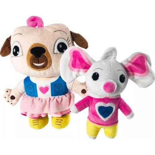 New Arrival Movies Chip and Potato Plush Dolls Cartoon Preschool Educational Dog And Mouse Animal Peluche Toys Gift For Children