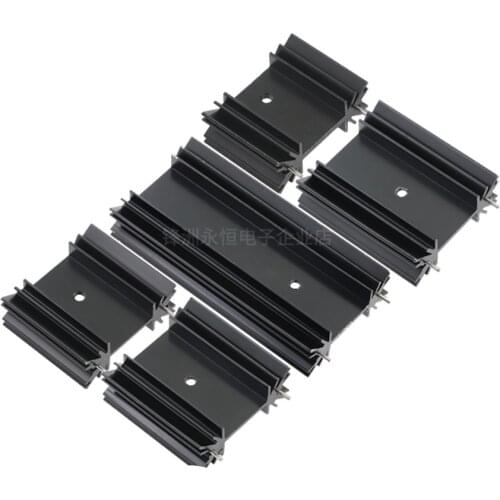 Heat Sink 34*12*25/30/35/40/70mm Electronic Audio TO-247 Triode Aluminum Radiator