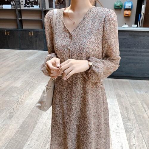 Chic Fashion Korean Dress Cute Preppy Style Lace-Up A Line V Neck Single-Breasted Button Shirt Dresses Vintage Vestidos