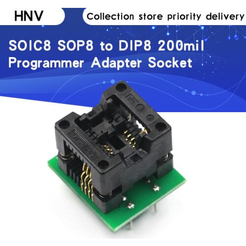 SOIC8 SOP8 to DIP8 EZ Programmer Adapter Socket Converter Module 150mil 200mil
